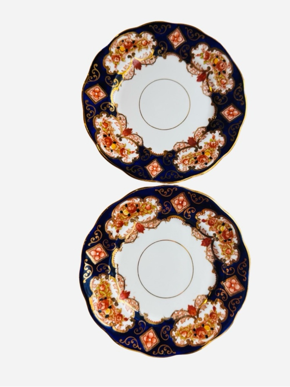 Royal Albert Heirloom China Derby Bread and Butter Plates Set of 2